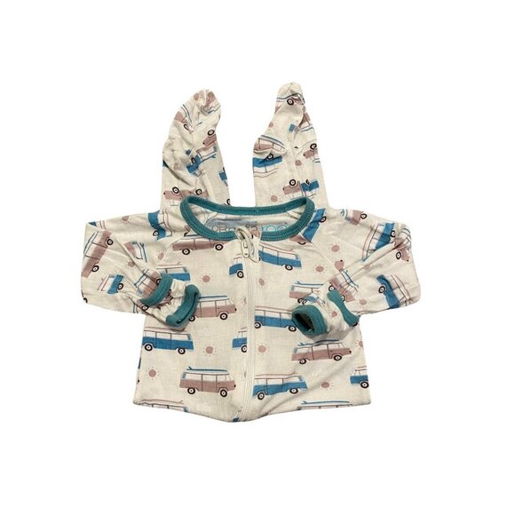 Bestaroo Baby Boy's Van Bus Footie Sleeper - Size 3-6 months - Excellent! - Picture 1 of 3